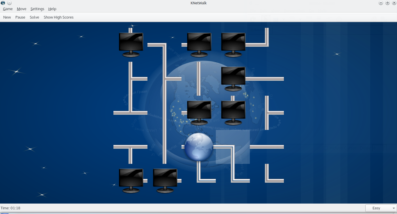 knetwalk running on kf5