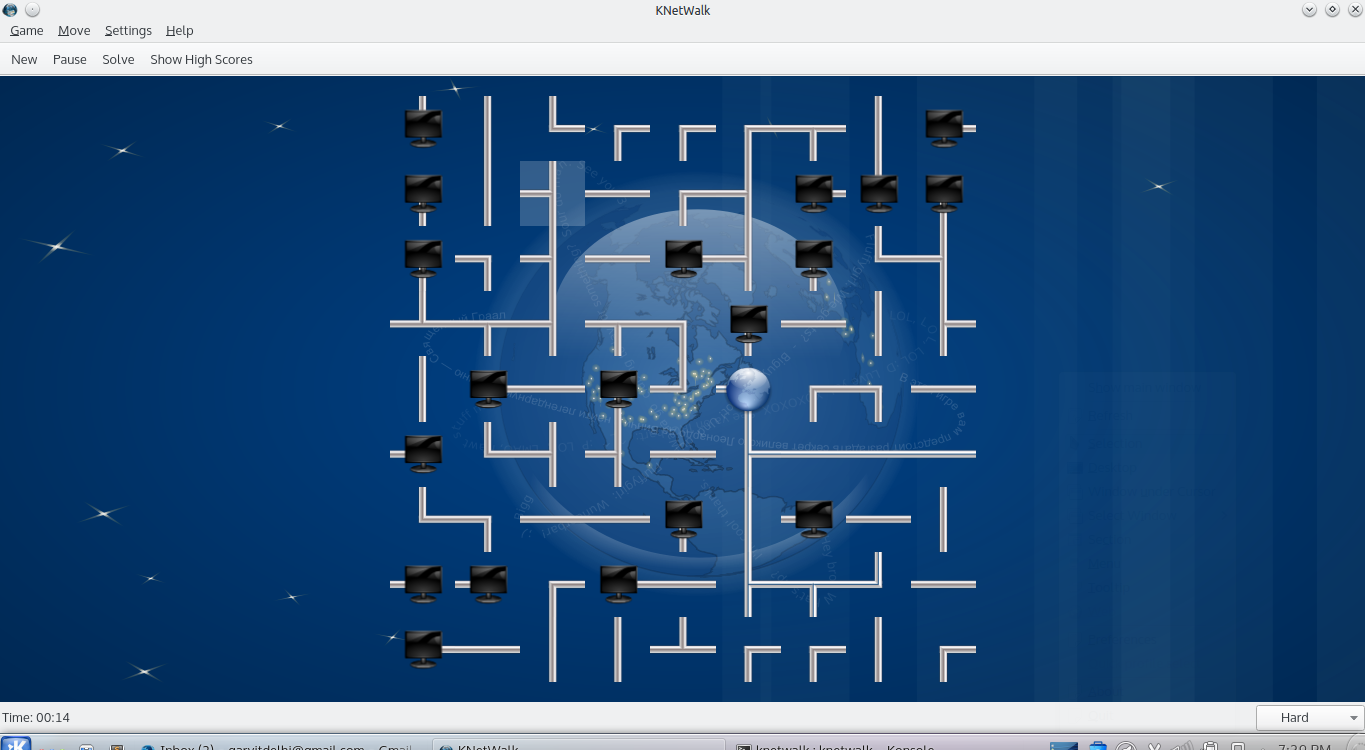 knetwalk running on kf5
