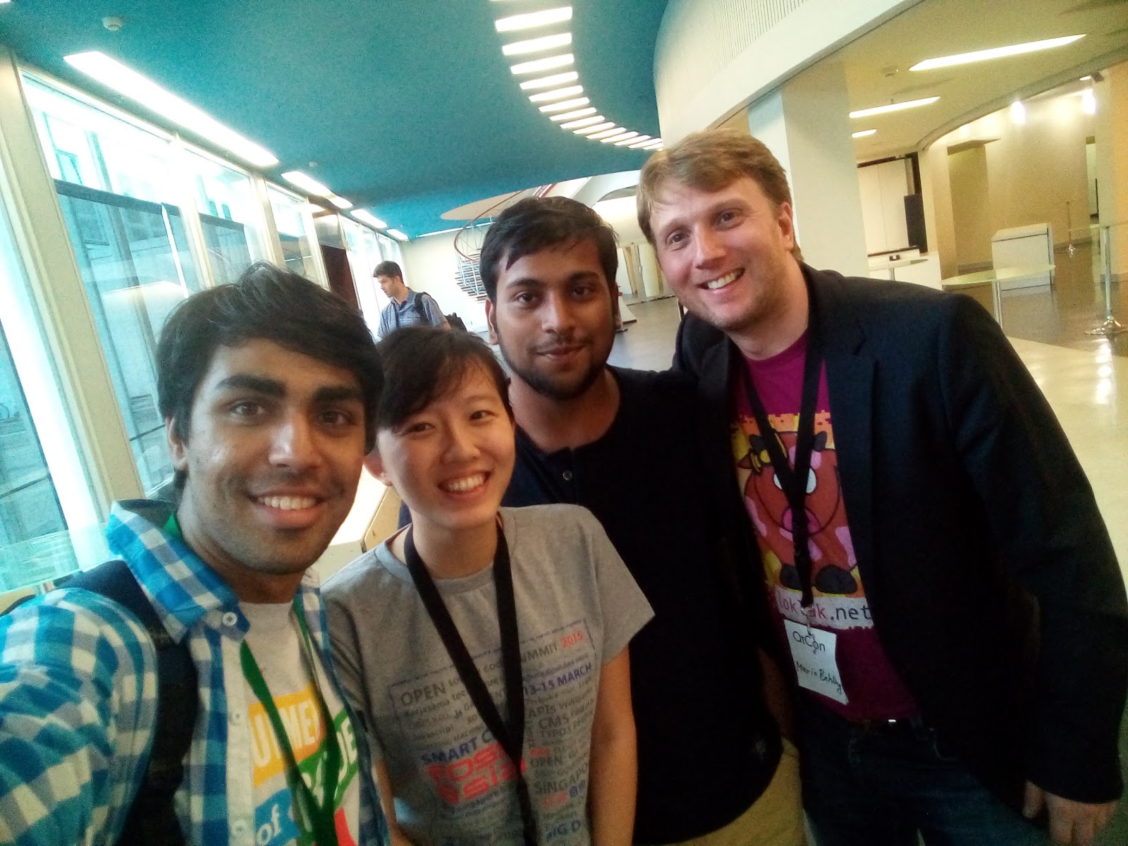 With FOSSASIA representatives